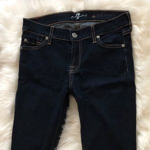 Dark Blue 7 FAM Skinny Jeggings